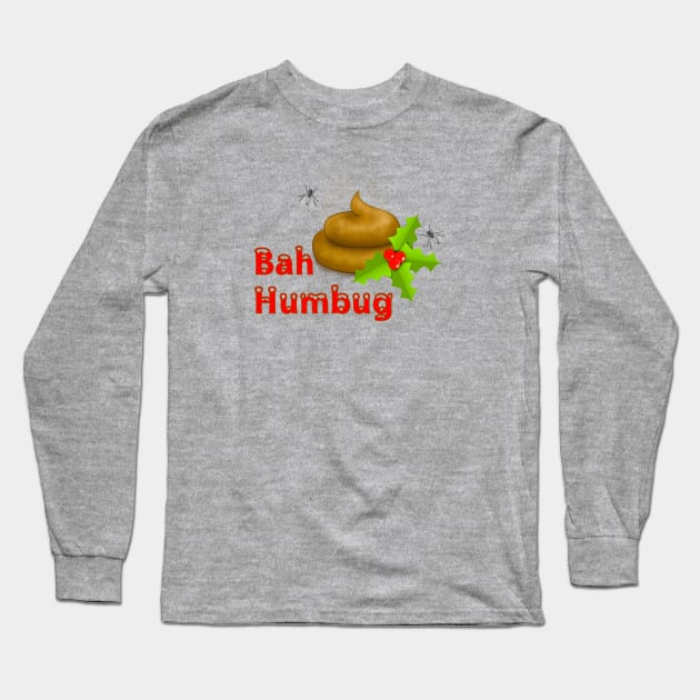 Bah Humbug Long Sleeve T-Shirt by Madblossom